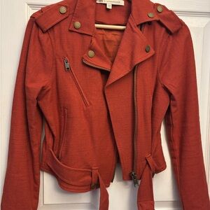 Anthropologie Rust Utility Jacket